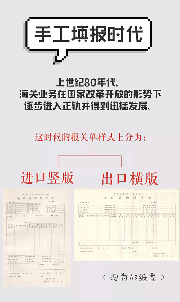 报关单极简迭代史