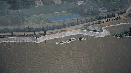 3d水利防汛抢险三维动画视频_河堤加高防护