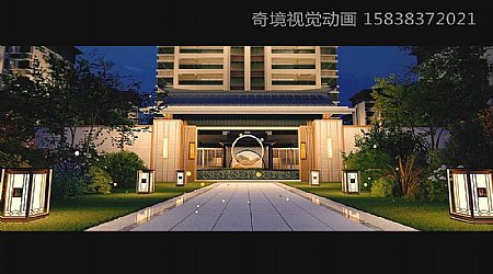 大唐·华龙门—建筑漫游三维动画宣传片视频设计制作