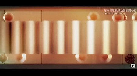精密机械金刚石双面研磨三维动画广告
